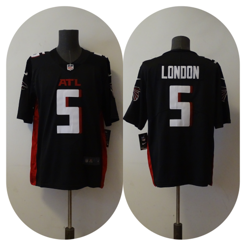 Atlanta Falcons 5 Drake London Football Jersey Legend Black