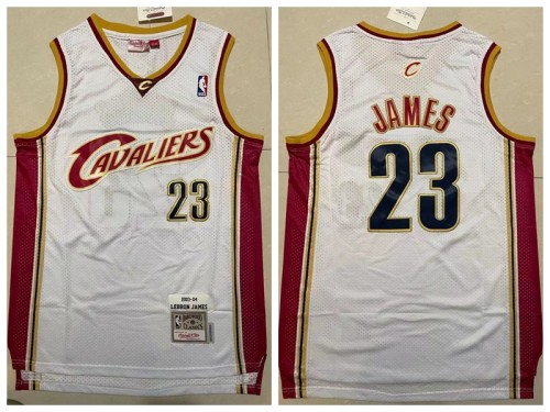 Cleveland Cavaliers 23 LeBron James Basketball Jersey White
