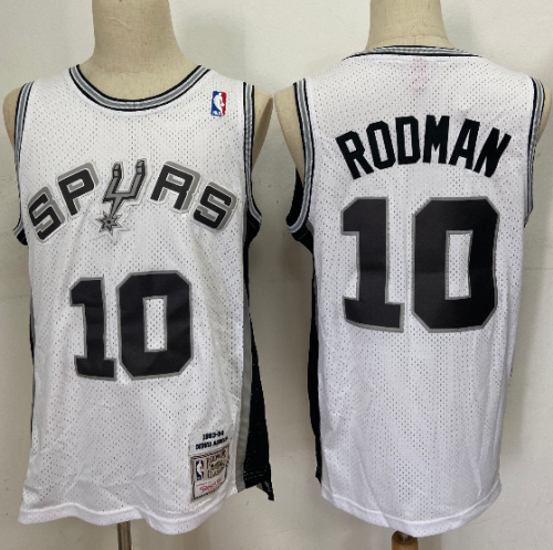 San Antonio Spurs 10 DeMar DeRozan Basketball Jersey White Retro
