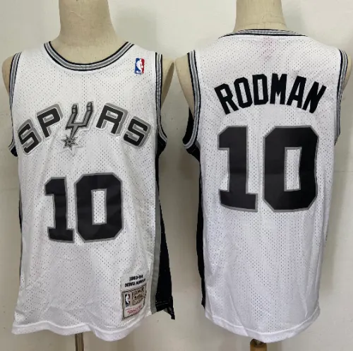 San Antonio Spurs 10 DeMar DeRozan Basketball Jersey White Retro
