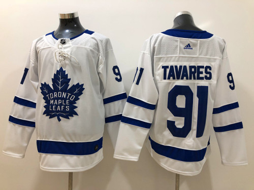 Adidas Classic Toronto Maple Leafs 91 John Tavares Ice Hockey Jersey White