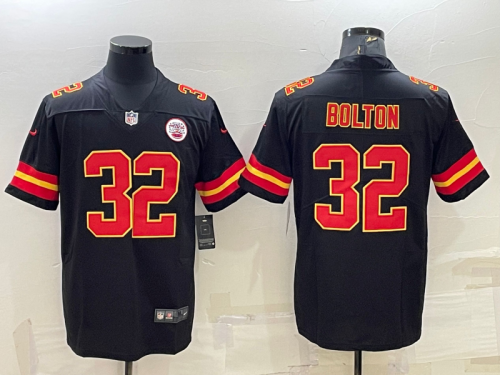 Kansas City Chiefs 32 Nick Bolton Football Jersey Legend Black