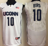 Uconn Huskies 10 Sue BIRD College Basketball Jersey White