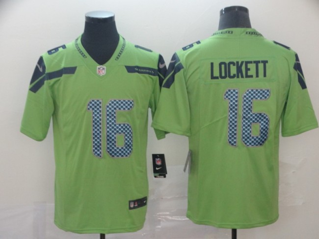 Seattle Seahawks 16 Tyler Lockett Football Jersey Legend Green