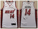 Nike Miami Heat 14 Tyler Herro Basketball Jersey White Fan Edition