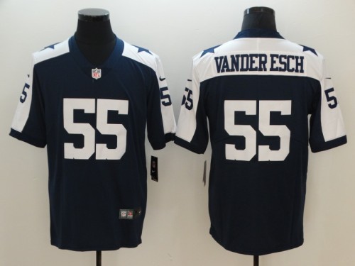 Dallas Cowboys 55 Leighton Vander Esch Football Jersey Legend Navy Blue