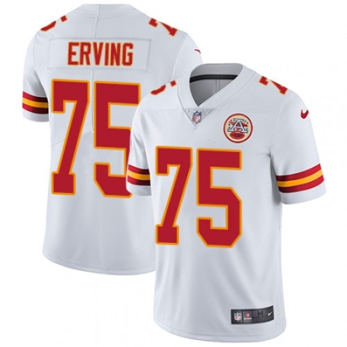 Kansas City Chiefs 75 Cameron Erving Football Jersey Legend White