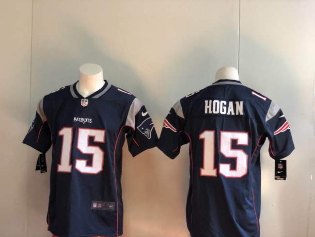 New England Patriots 15 Chris Hogan Football Jersey Legend Navy Blue