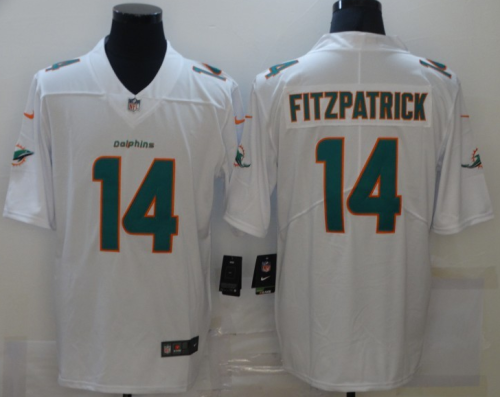 Miami Dolphins 14 Ryan Fitzpatrick Football Jersey Legend White