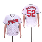 Cleveland indians 52 Mike Clevinger Flexbase Baseball Jersey White