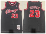 Chicago Bulls 23 Michael Jordan Basketball Jersey Black Retro