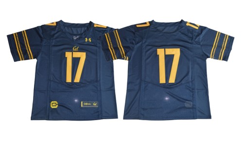 New California Golden Bears 17 Vic Wharton III College Limited Football Jersey Navy Blue
