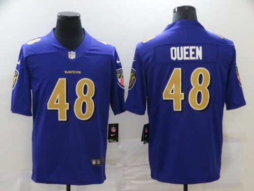 Baltimore Ravens 48 Patrick Queen Football Jersey Limited Purple
