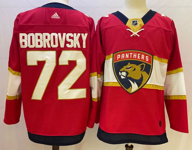 Adidas Classic Florida Panthers 72 Sergei Bobrovsky Ice Hockey Jersey Red