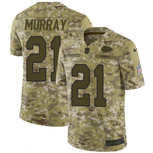 Kansas City Chiefs 21 Eric Murray Football Jersey Legend Camo