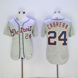 Detroit Tigers 24 Miguel Cabrera Flexbase Baseball Jersey Gray