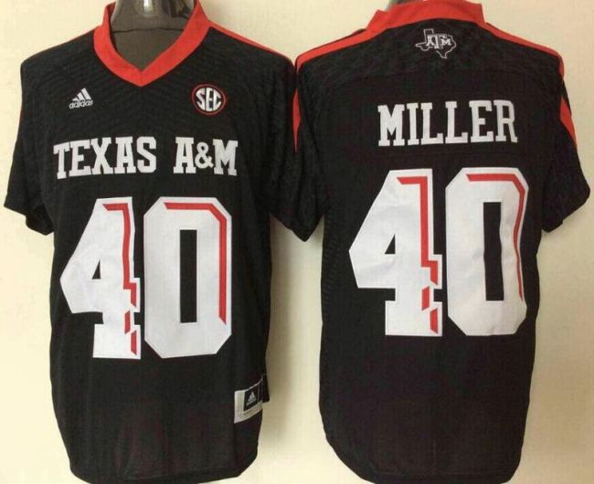 Texas A&M Aggies 40 Von Miller College Football Jersey Black