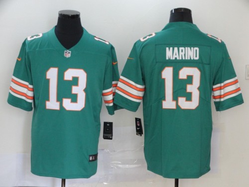 Miami Dolphins 13 Dan Marino Football Jersey Legend Green