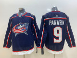 Adidas Classic Columbus Blue Jacket 9 Artemi Panarin Ice Hockey Jersey Navy Blue