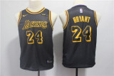 Youth Nike Los Angeles Lakers 24 Kobe Bryant Basketball Jersey Black City Edition