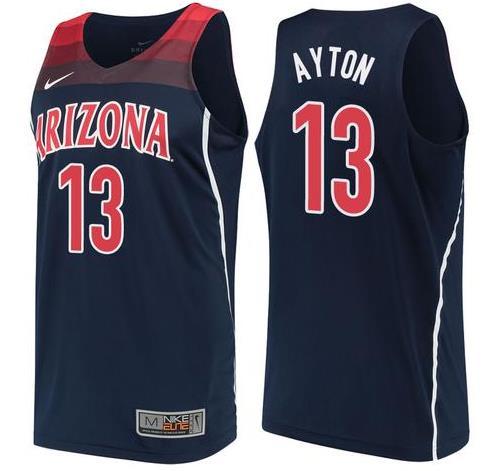 Ncaa 13 Deandre Ayton Basketball Jersey Navy Blue