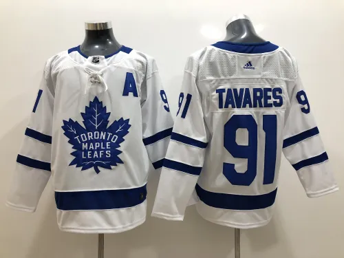 Adidas Classic Toronto Maple Leafs 91 John Tavares Ice Hockey Jersey White