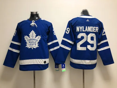 Youth Adidas Classic Toronto Maple Leafs 29 William Nylander Ice Hockey Jersey Blue