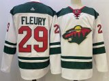 Adidas Minnesota Wild 29 Marc-Andre Fleury Ice Hockey Jersey White