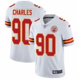 Kansas City Chiefs 90 Stefan Charles Football Jersey Legend White