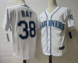 Nike Seattle Mariners 38 Robbie Ray Baseball Jersey White