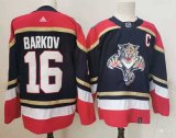 Adidas Florida Panthers 16 Aleksander Barkov Ice Hockey Jersey Black