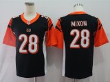 Cincinnati Bengals 28 Joe Mixon Football Jersey Legend Black