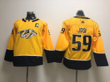 Youth Adidas Classic Nashville Predators 59 Roman Josi Ice Hockey Jersey Yellow