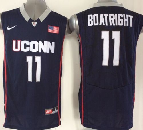 Uconn Huskies 11 Ryan Boatright College Basketball Jersey Navy Blue