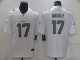 Miami Dolphins 17 Jaylen Waddle Football Jersey Legend White