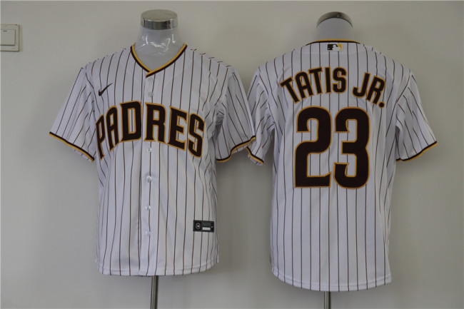 Nike San Diego Padres 23 Fernando Tatis Jr.Baseball Jersey White Fan