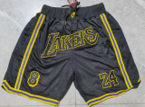 Los Angeles Lakers pants Mamba 8-24 pocket black pants