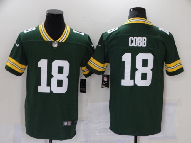 Green Bay Packers 18 RANDALL COBB Football Jersey Legend Green