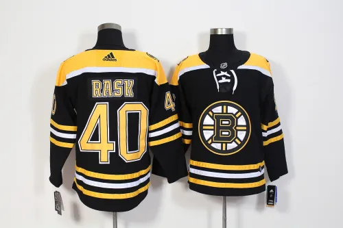 Adidas Classic Boston Bruins 40 Tuukka Rask Ice Hockey Jersey Black