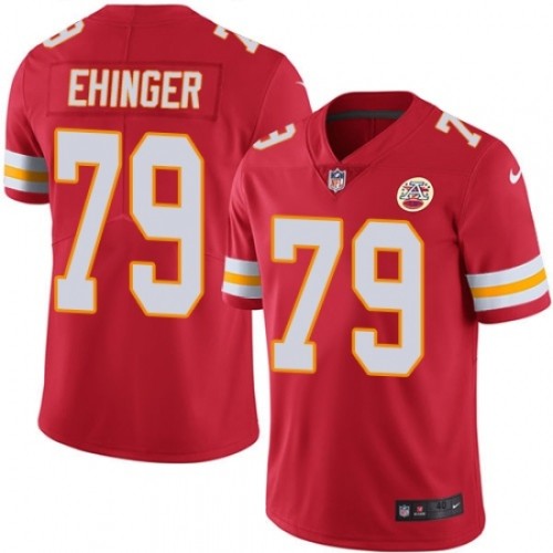 Kansas City Chiefs 79 Parker Ehinger Football Jersey Legend Red