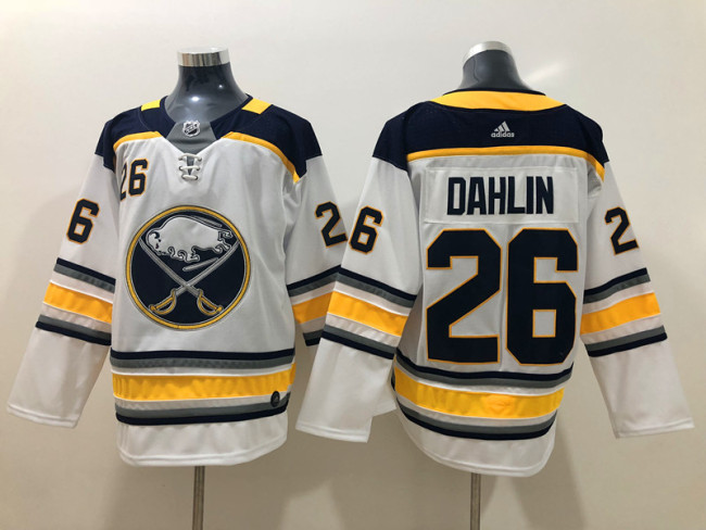 Adidas Classic Buffalo Sabres 26 Rasmus Dahlin Ice Hockey Jersey White