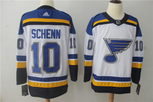 Adidas Classic St. Louis Blues 10 Brayden Schenn Ice Hockey Jersey White