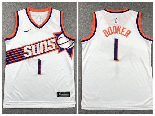 Youth Nike Feinikesi suns 1 Devin Booker Basketball Jersey White