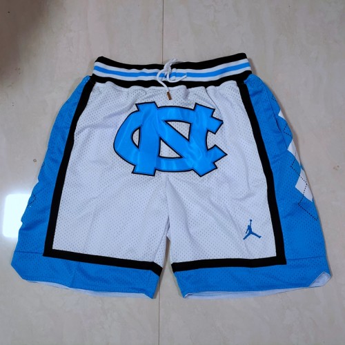 North Carolina white Shorts Justin retro pocket