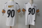 Pittsburgh Steelers 90 T.J. Watt Football Jersey Legend White