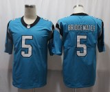 Carolina Panthers 5 Teddy Bridgewater Football Jersey Legend Blue