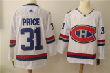 Adidas Classic Montreal Canadiens 31 Carey Price Ice Hockey Jersey ALL White