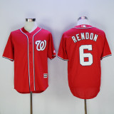 Washington Nationals 6 Anthony Rendon Baseball Jersey Red Fan version