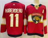 Adidas Florida Panthers 11 Jonathan Huberdeau Ice Hockey Jersey Red