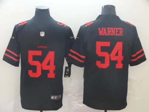 San Francisco 49ers 54 Fred Warner Football Jersey Legend Black
